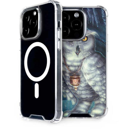 White Owl by Ed Beard Jr iPhone 15 Pro MagSafe Case